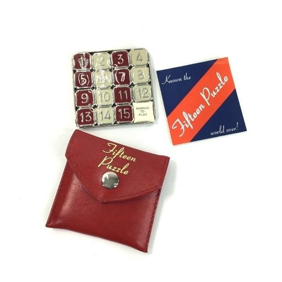 Fifteen Puzzle in Travel Pocket Case - Picture 7 of 8